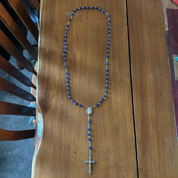 Rosary in a beautiful Blessed Mary Ceramic storage Box ~ NEW without box - Picture 3 of 8